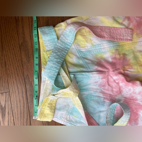 LOVESHACKFANCY Tao Pant Rainbow Radial Tie Dye Read Description - Picture 14 of 16